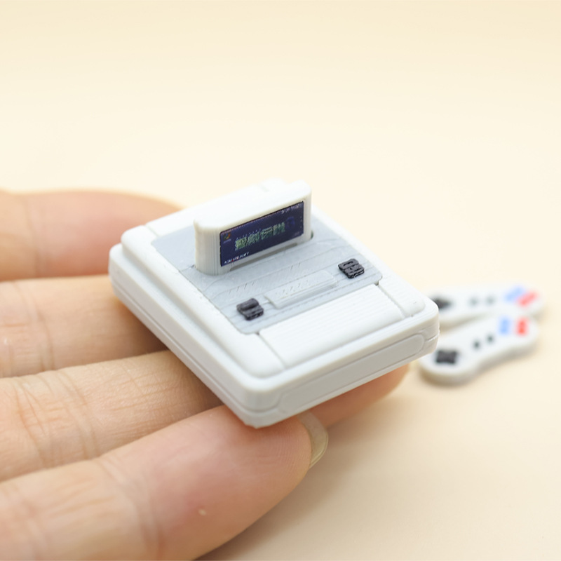 Retro Gaming Station - 1set Dollhouse Mini Retro Game Console