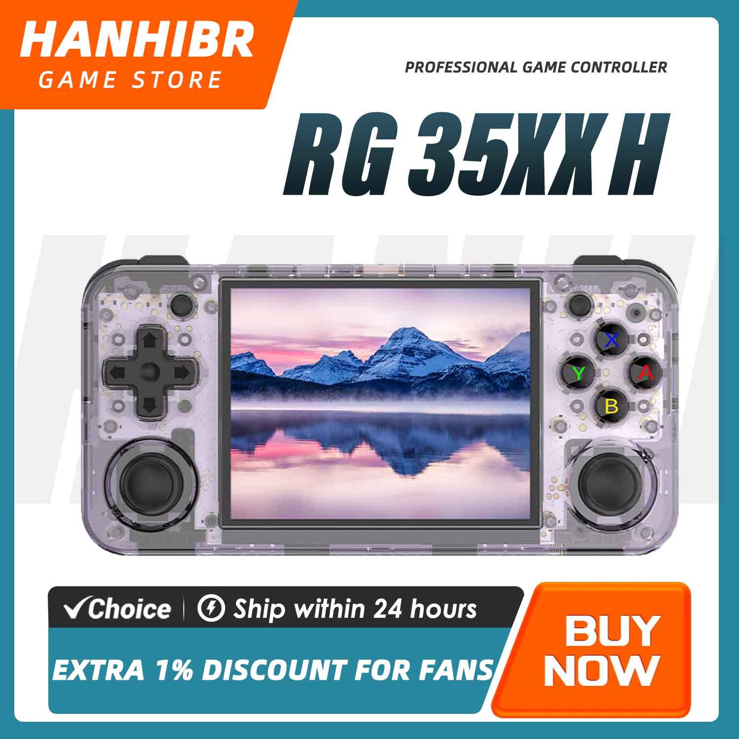Retro Gaming Anbernic - ANBERNIC RG35XX H Horizontal Retro Gaming