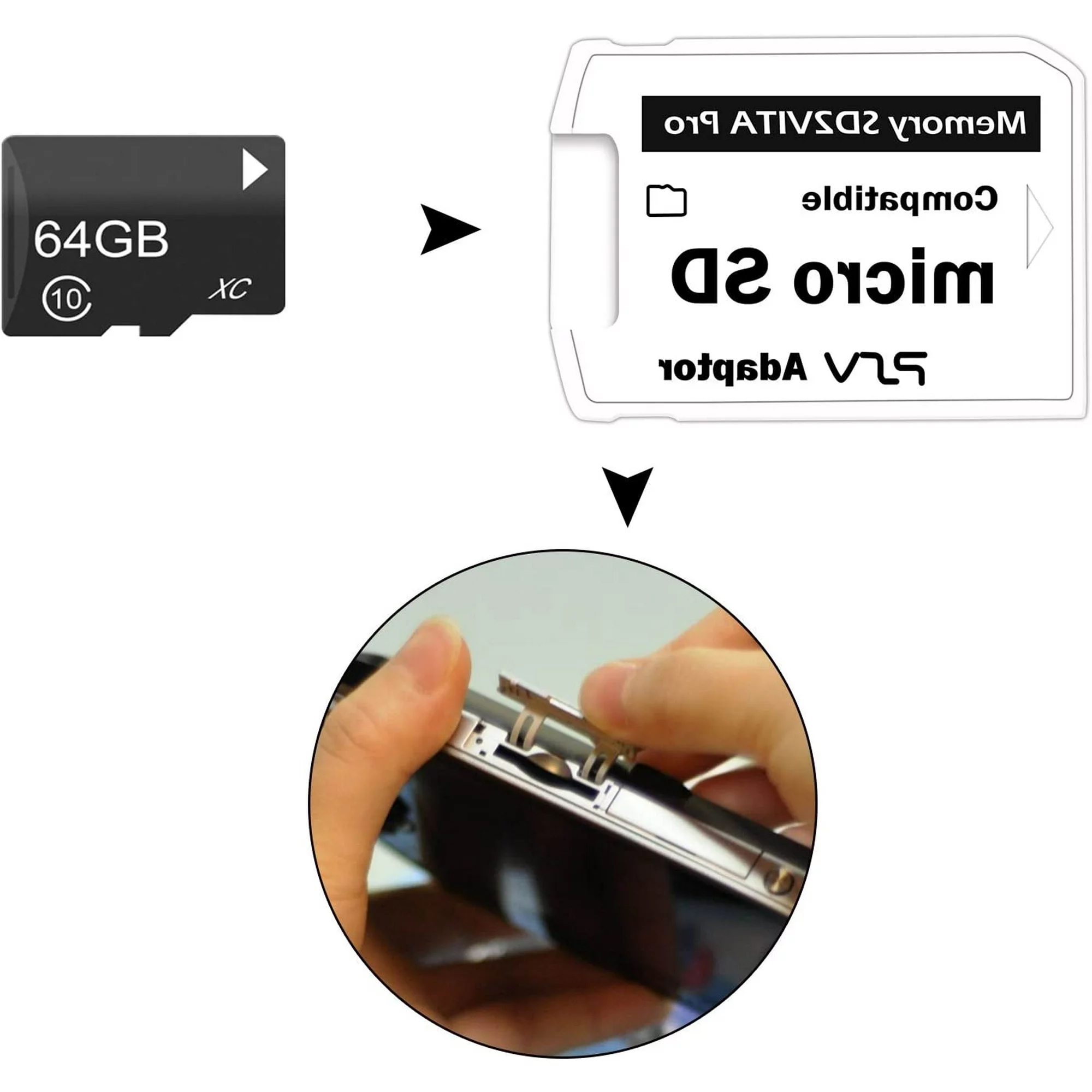Memory Card Ps1 - Sd2Vita Pro Adapter 3.0 Compatible with