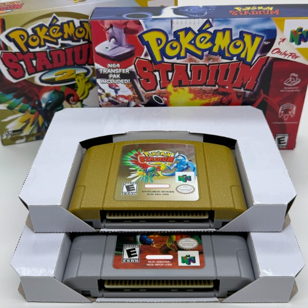 Retro Gaming Pokemon - Pokemon Stadium 1 2 Game Cartridge