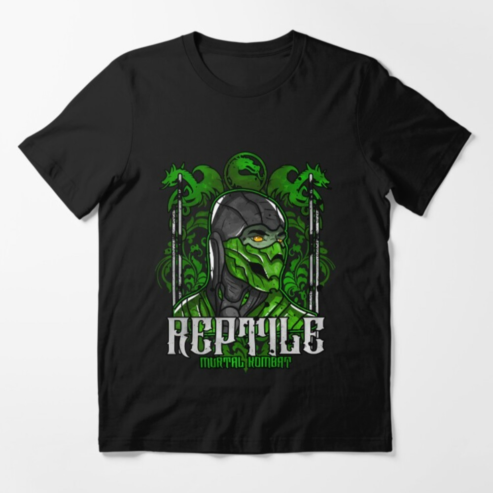 Mortal Kombat Reptile Portrait - Retro Gaming Aesthetic recension och pris