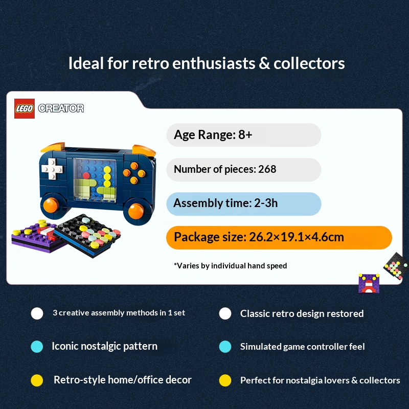 LEGO Creator 3in1 Building Blo - Retro Gaming Station recension och pris