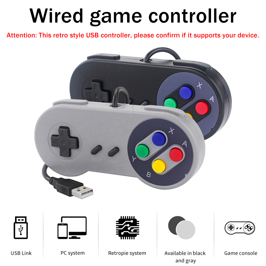 1-2 pcs SNES USB Controller Re - Raspberry Pi Retropie recension och pris