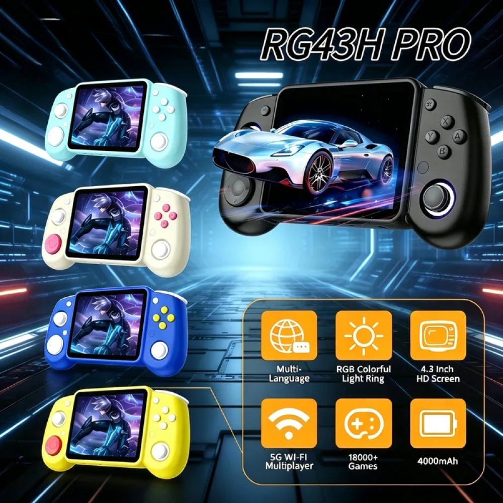 RG43H Pro Portable Retro Handh - Retro Gaming Station recension och pris