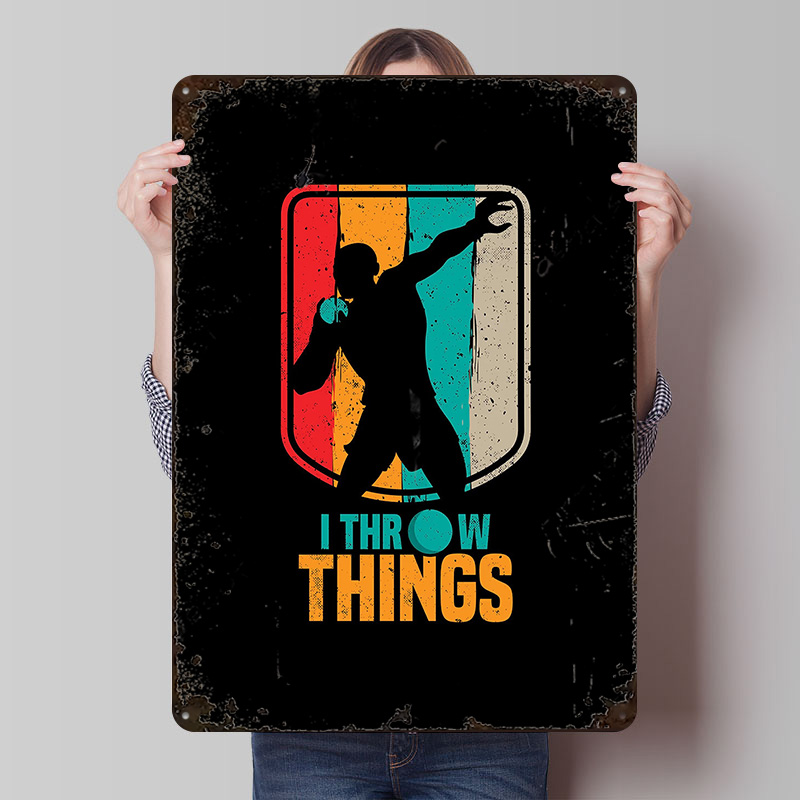 Funny Shot Put Gift Idea Tin P - Retro Gaming Room Ideas recension och pris