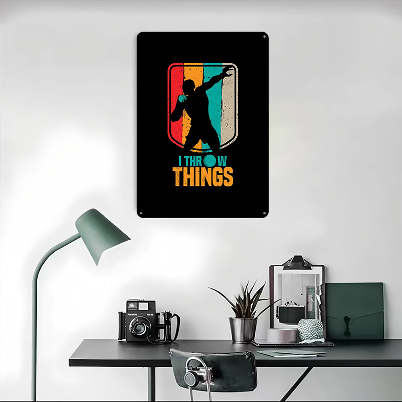 Funny Shot Put Gift Idea Tin P - Retro Gaming Room Ideas recension och pris