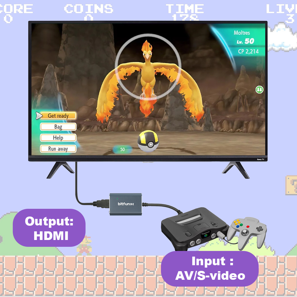 Bitfunx 720P Svideo / AV To HD - Retro Gaming Station recension och pris
