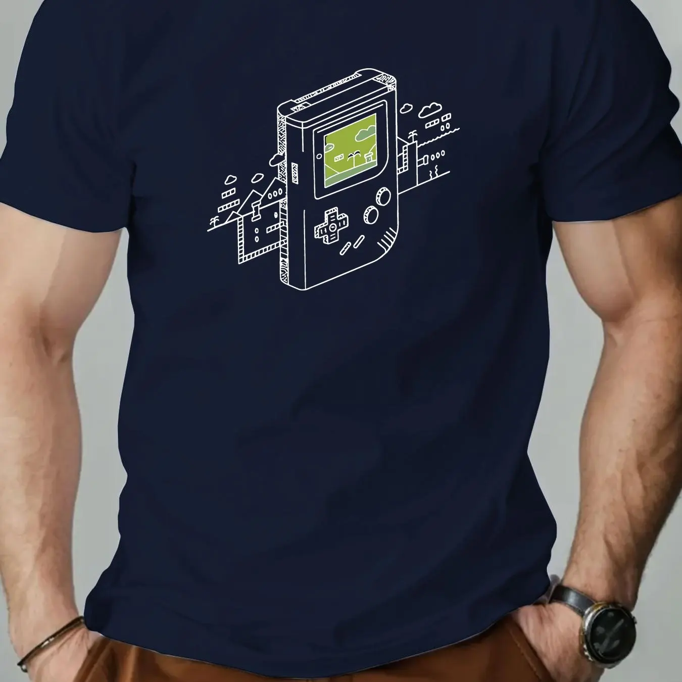 Men's Retro Gaming Graphic Cas - Retro Gaming Design recension och pris