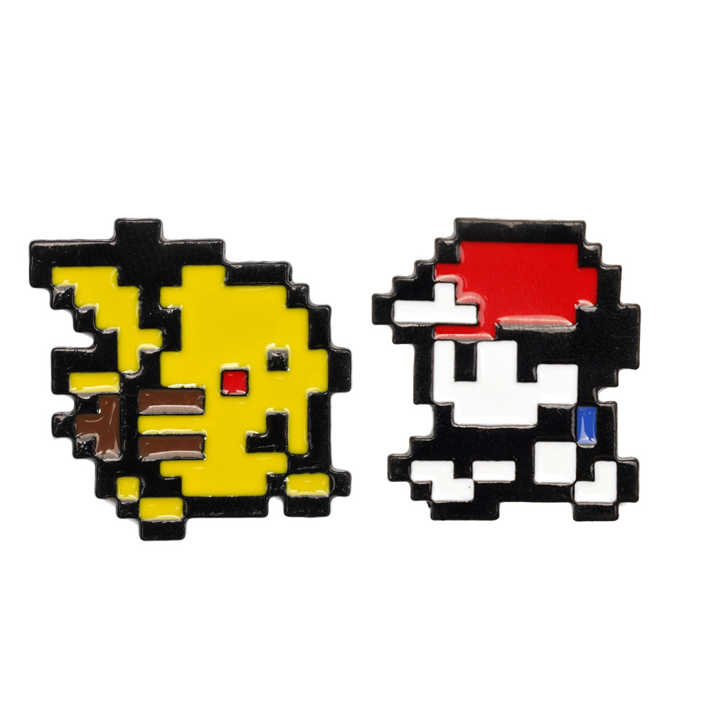 2pcs Retro Game 8-bit Pixel Po - Retro Gaming Pokemon recension och pris
