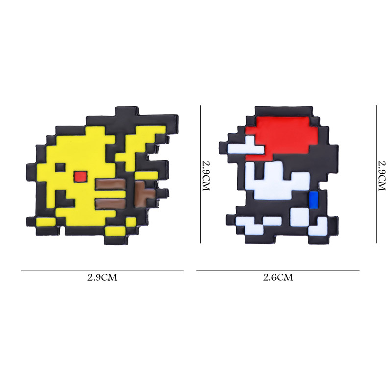 2pcs Retro Game 8-bit Pixel Po - Retro Gaming Pokemon recension och pris