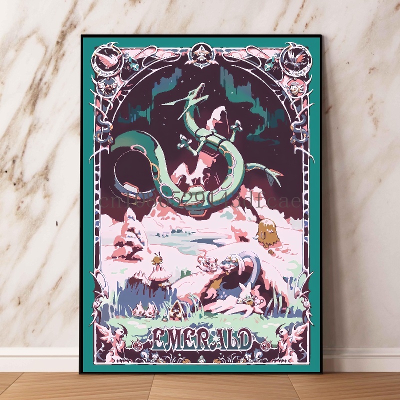 Pokemon Retro Cartoon Poster C - Retro Gaming Pokemon recension och pris