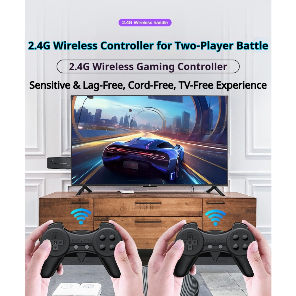 Portable 4K Retro Game Stick C - Retro Gaming Best Console recension och pris