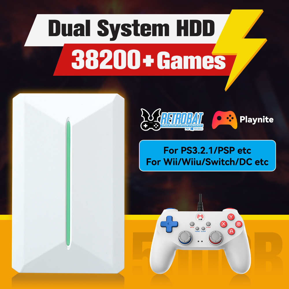 Retrobat＆Playnite System HDD R - Retro Gaming Best Console recension och pris