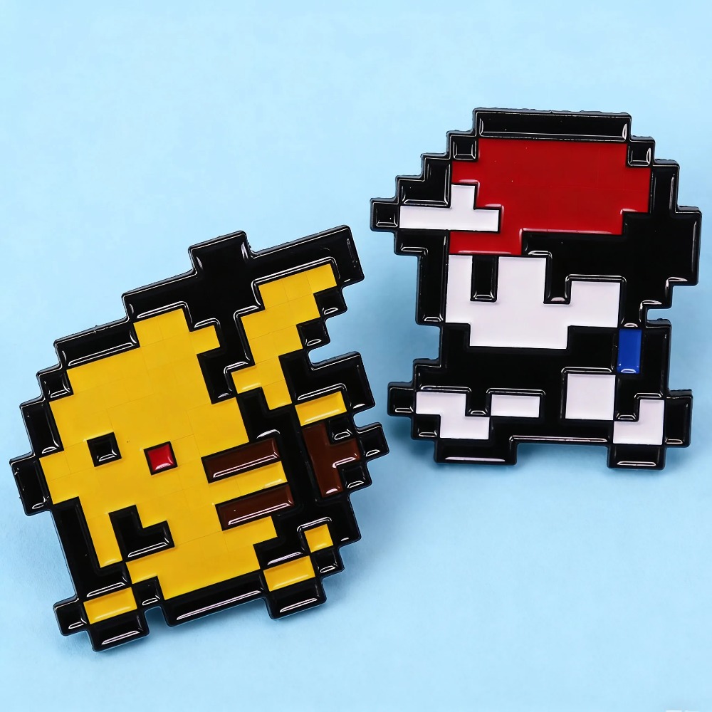 Hot 2pcs Retro Game 8-bit Pixe - Retro Gaming Pokemon recension och pris