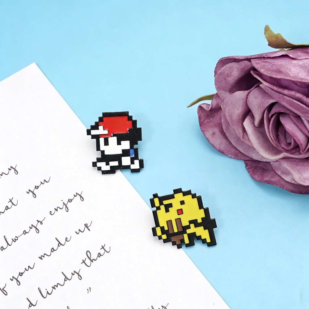 Hot 2pcs Retro Game 8-bit Pixe - Retro Gaming Pokemon recension och pris