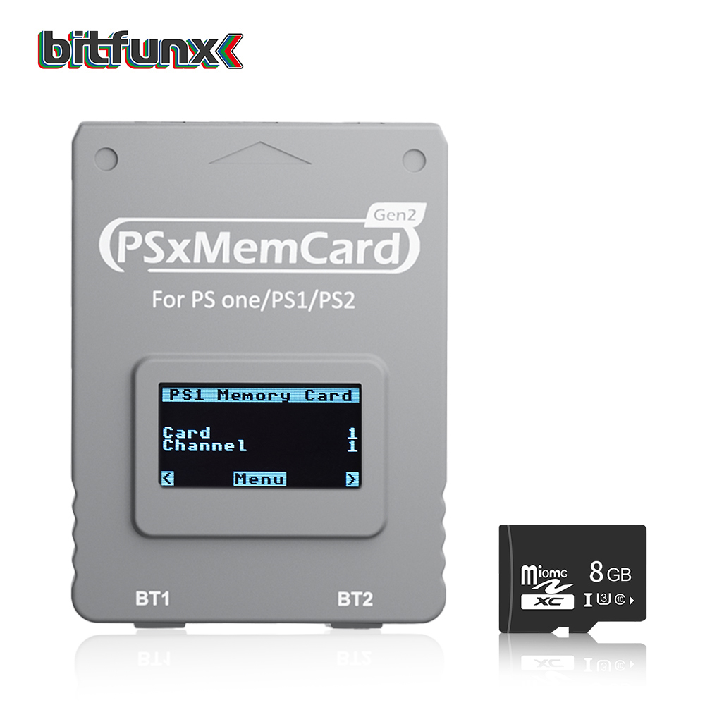 Bitfunx PSxMemCard Gen2 Store  - Memory Card Ps1 recension och pris