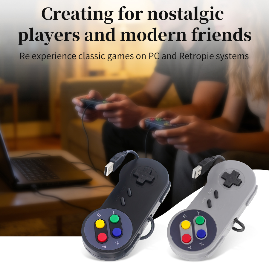 USB Gamepad Gaming Joystick Re - Raspberry Pi Retropie recension och pris