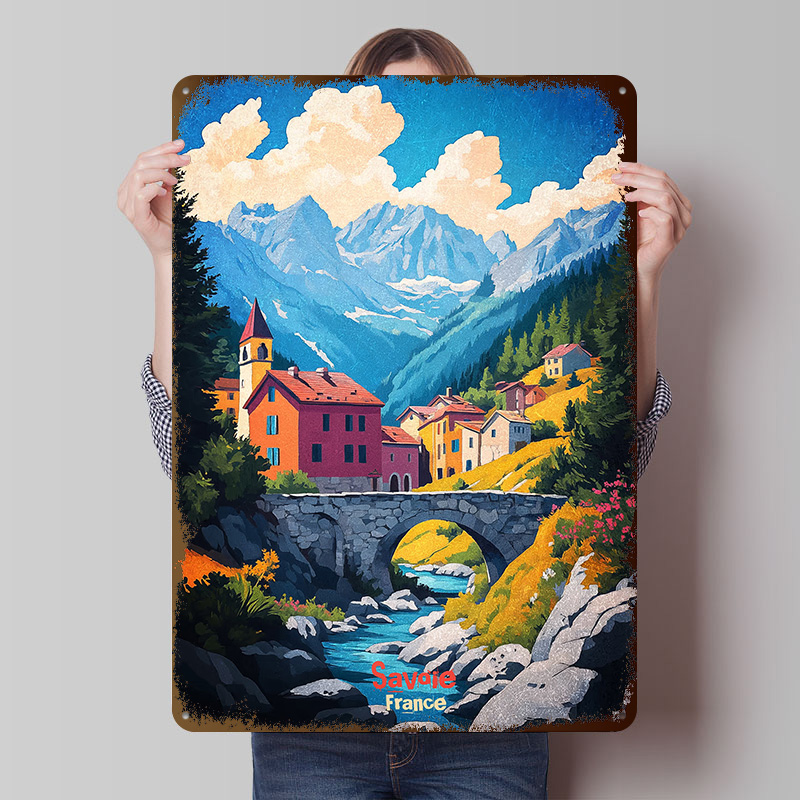 Savoie France Art Tinplate Pos - Retro Gaming France recension och pris