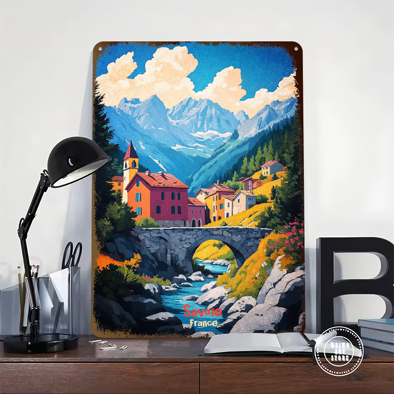 Savoie France Art Tinplate Pos - Retro Gaming France recension och pris