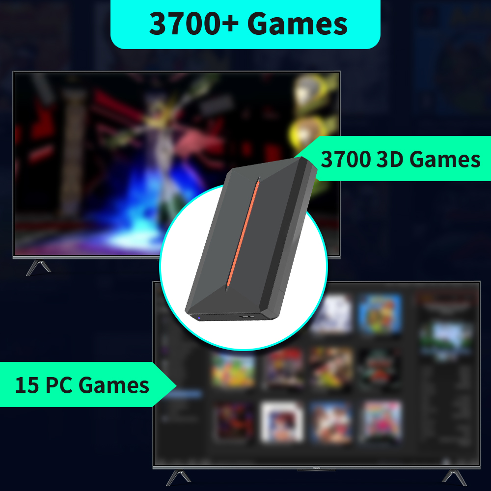 Launchbox OS 500GB Portable Ga - Retro Gaming Best Console recension och pris