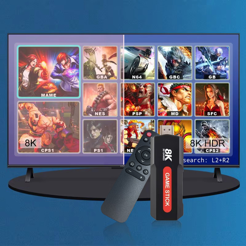 X2 Game Stick HD 4K 8K 3D Cons - Retro Gaming Best Console recension och pris