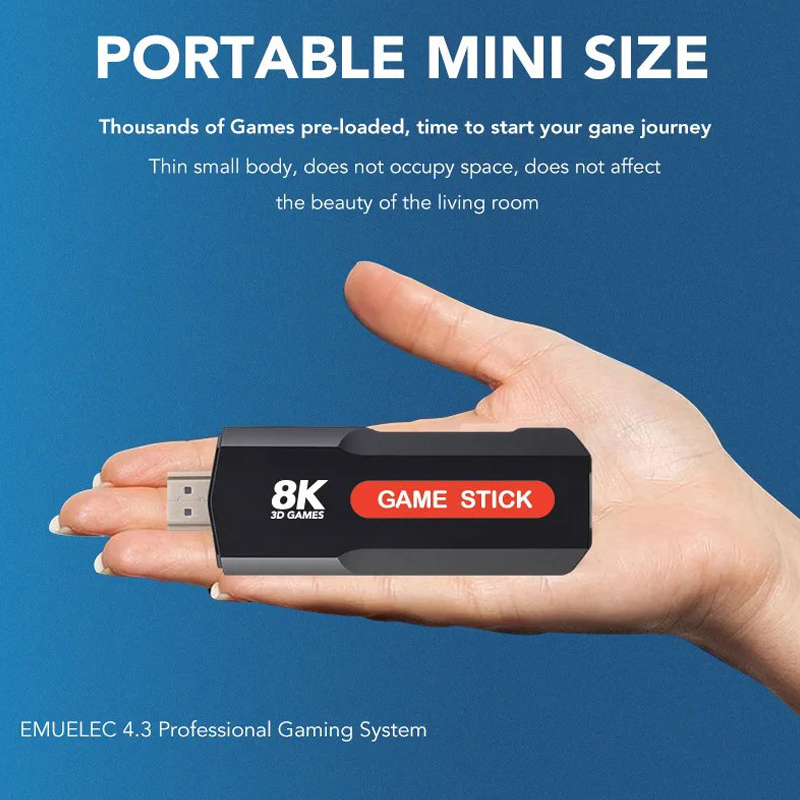 X2 Game Stick HD 4K 8K 3D Cons - Retro Gaming Best Console recension och pris
