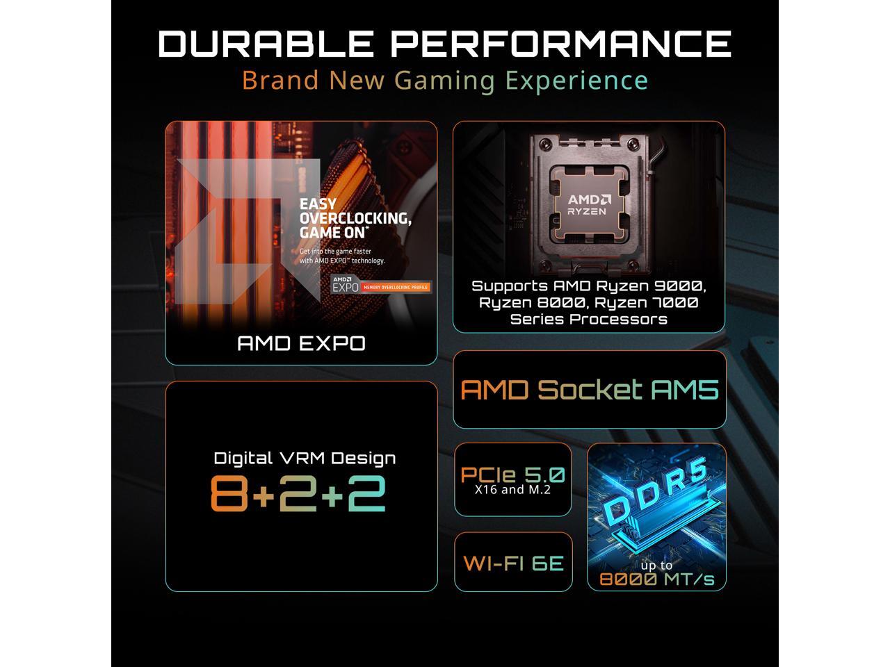 GIGABYTE B650E EAGLE WIFI6E AM - Corsair Ram Vengeance 16Gb recension och pris